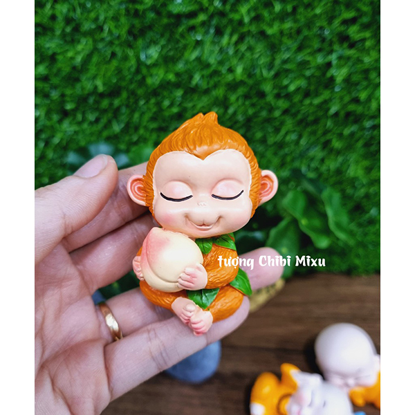 Bộ 04 chú khỉ con size 7cm